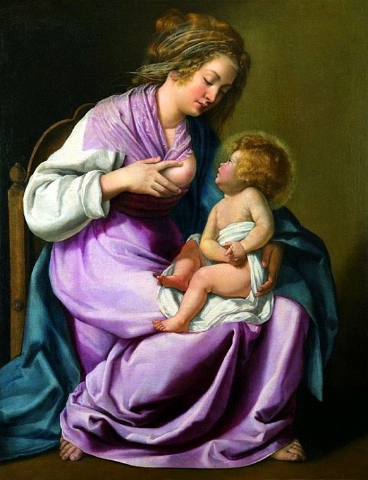 Η Παναγία που θηλάζει το παιδί -(1616 - 1618)