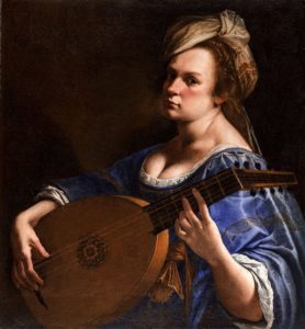 Αυτοπροσωπογραφία ως μουσικός λαούτου (1610 -15)