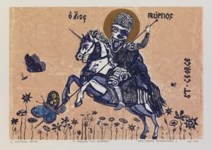 O Χασάπης της Λεωφόρου, Οξυγραφία - χρώμα, 35,8Χ24,5 εκ., 2018 (Job_9312)