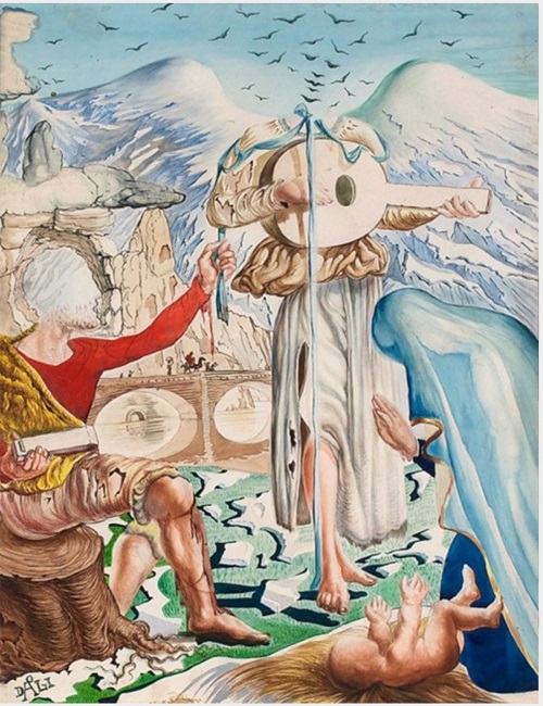 Νταλί - Κάρτες Χριστουγέννων 1948