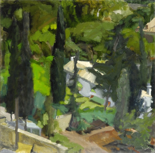 Παναγιώτης Τέτσης, Κήπος, 1970 - 1972